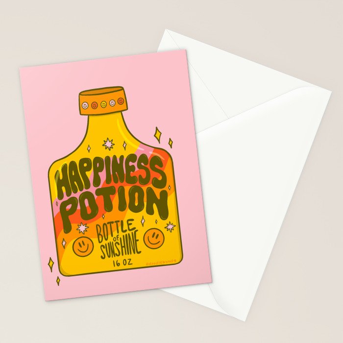 Happiness Potion Stationery Card Gallery Image 2