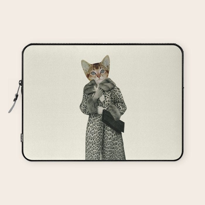 Kitten Dressed as Cat Laptop Sleeve Gallery Image 1