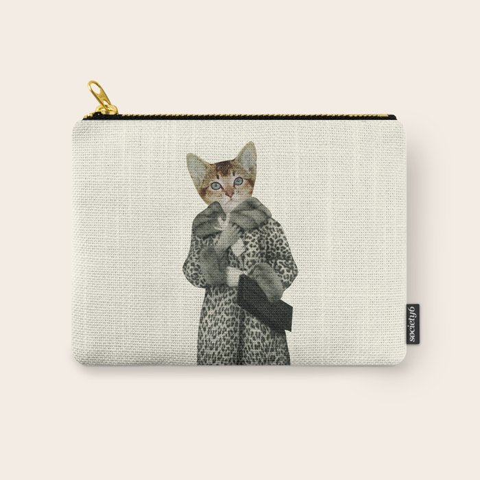 Kitten Dressed as Cat Carry All Pouch Gallery Image 1