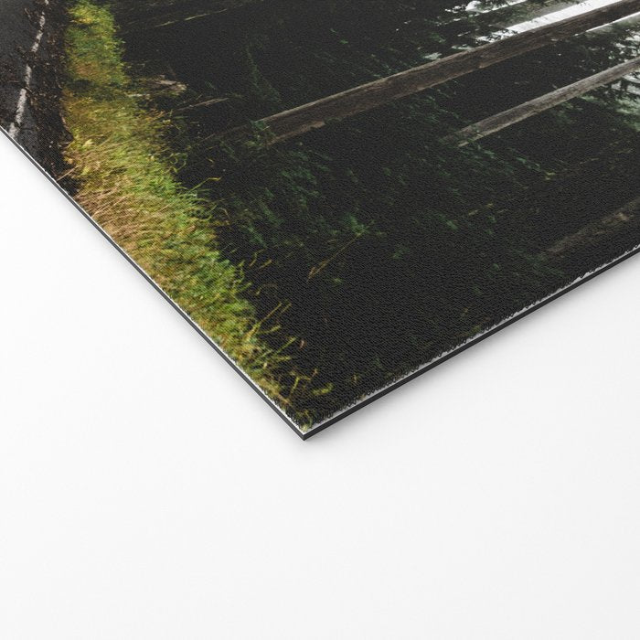 Foggy Forest Road - Pacific Northwest Travel Welcome Mat Gallery Image 2