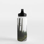 Foggy Forest Road - Pacific Northwest Travel Water Bottle Gallery Image 3