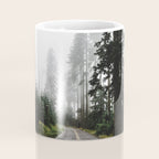 Foggy Forest Road - Pacific Northwest Travel Coffee Mug Gallery Image 4