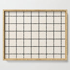 LINEN GRID Serving Tray Gallery Image 1