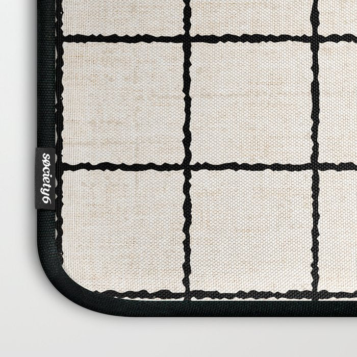 LINEN GRID Laptop Sleeve Gallery Image 3