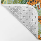 Bright Bengal Tiger Jungle Bath Mat Gallery Image 2
