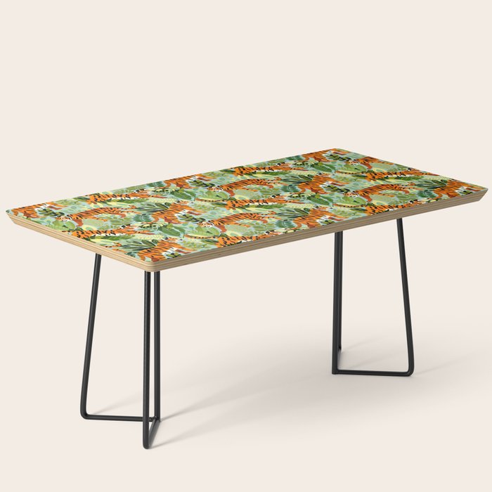 Bright Bengal Tiger Jungle Coffee Table Gallery Image 1