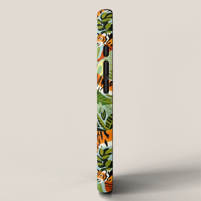 Bright Bengal Tiger Jungle iPhone Case Gallery Image 2