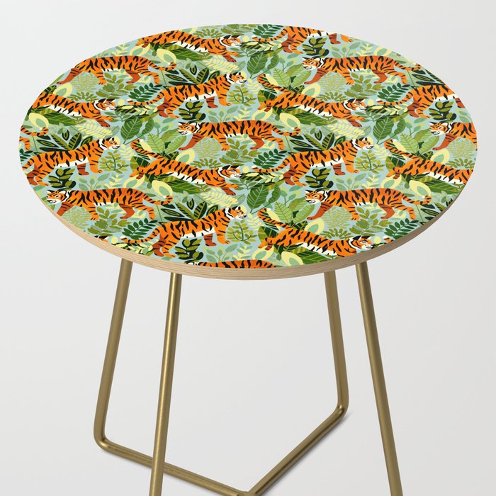 Bright Bengal Tiger Jungle Side Table Gallery Image 2