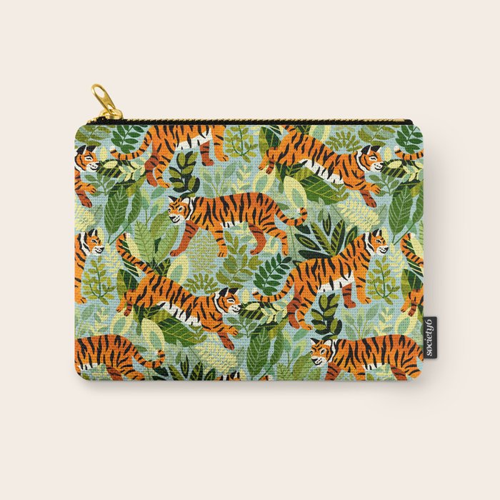 Bright Bengal Tiger Jungle Carry All Pouch Gallery Image 1