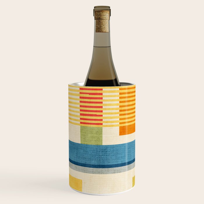 Colorful Geometric Modern Design Art I Wine Chiller Gallery Image 2