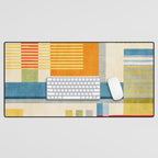 Colorful Geometric Modern Design Art I Desk Mat Gallery Image 1