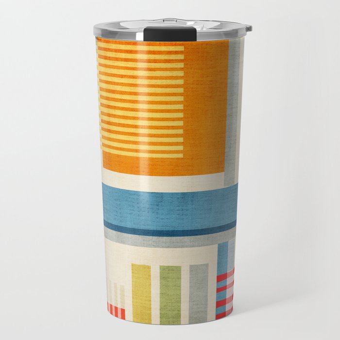Colorful Geometric Modern Design Art I Travel Mug Gallery Image 1