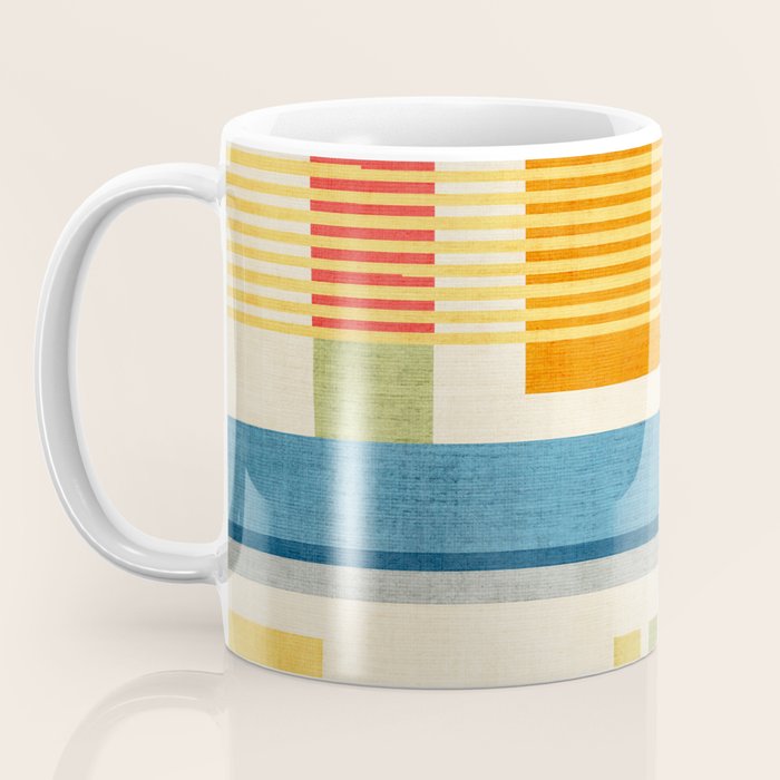 Colorful Geometric Modern Design Art I Coffee Mug Gallery Image 3