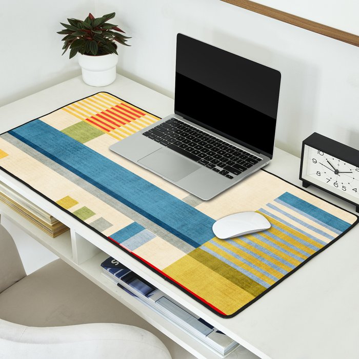 Colorful Geometric Modern Design Art I Desk Mat Gallery Image 2