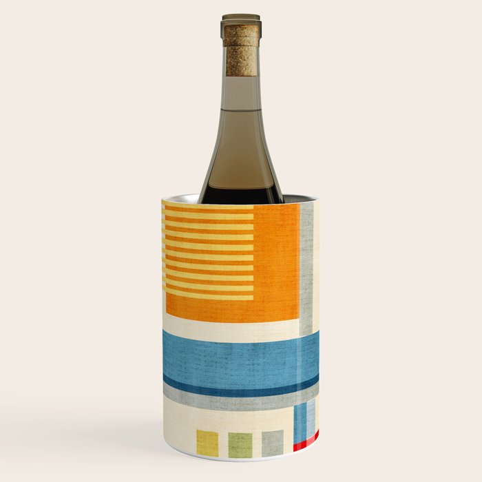 Colorful Geometric Modern Design Art I Wine Chiller Gallery Image 1