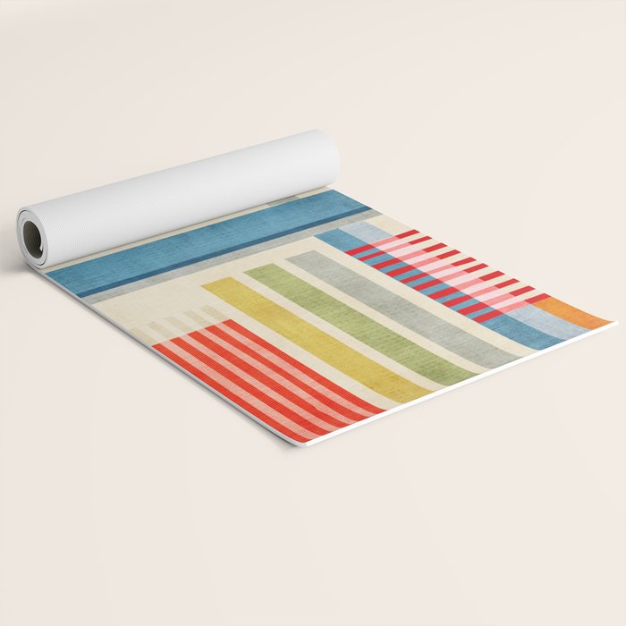 Colorful Geometric Modern Design Art I Yoga Mat Gallery Image 2