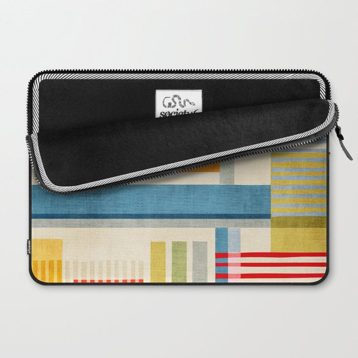 Colorful Geometric Modern Design Art I Laptop Sleeve Gallery Image 2