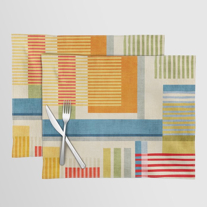 Colorful Geometric Modern Design Art I Placemat Gallery Image 1