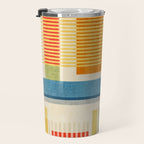 Colorful Geometric Modern Design Art I Travel Mug Gallery Image 3