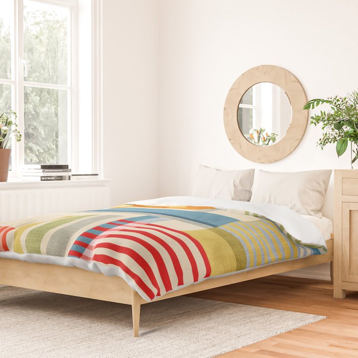 Colorful Geometric Modern Design Art I Duvet Cover Gallery Image 2