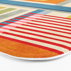 Colorful Geometric Modern Design Art I Bath Mat Gallery Image 3
