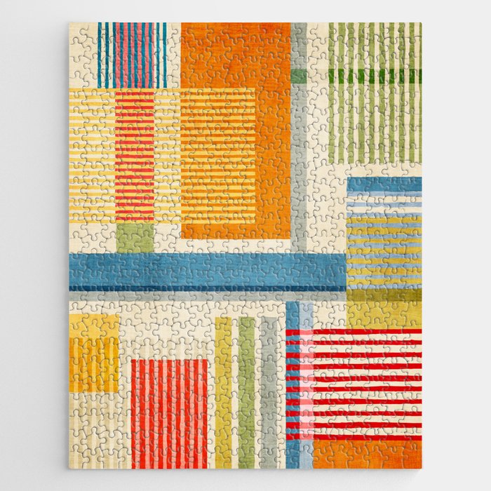 Colorful Geometric Modern Design Art I Jigsaw Puzzle Gallery Image 1