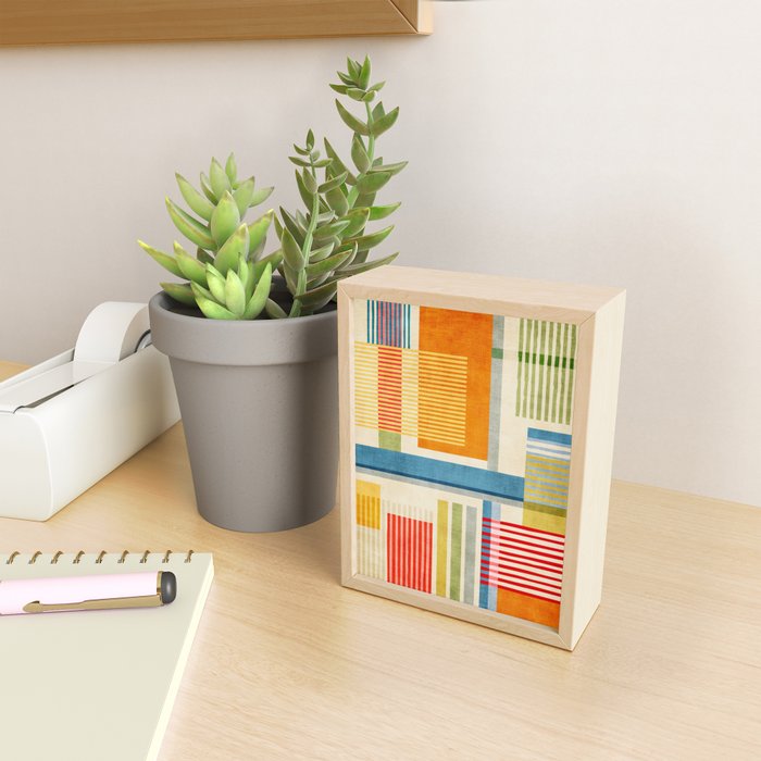Colorful Geometric Modern Design Art I Mini Art Print Gallery Image 2
