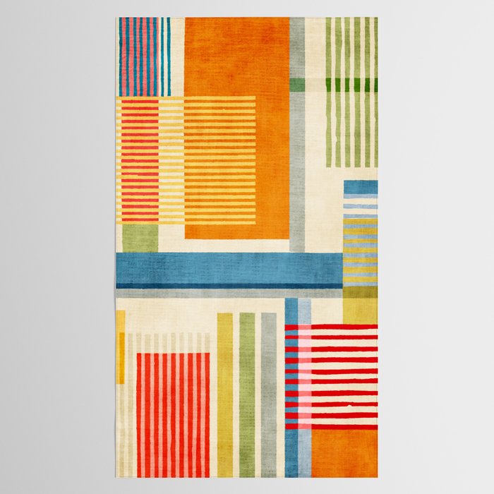 Colorful Geometric Modern Design Art I Tablecloth Gallery Image 2