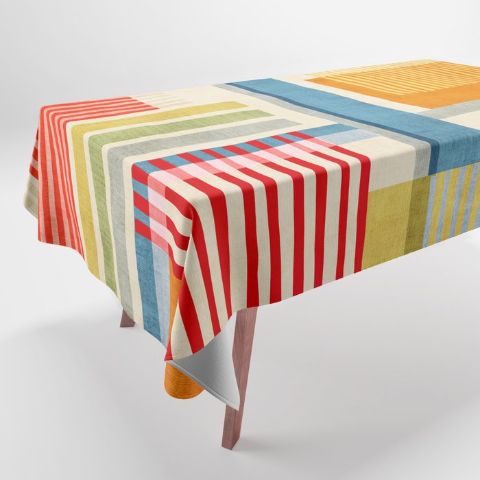 Colorful Geometric Modern Design Art I Tablecloth Gallery Image 1