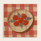 Tomato Picnic Wood Wall Art Gallery Image 1
