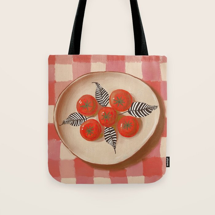 Tomato Picnic Tote Bag Gallery Image 1