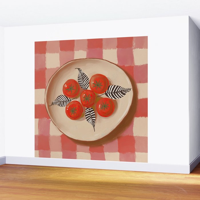 Tomato Picnic Wall Mural Gallery Image 2
