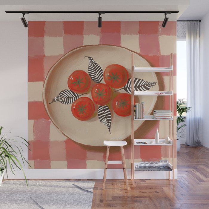 Tomato Picnic Wall Mural Gallery Image 1
