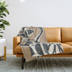 Abstract Botany 2 Throw Blanket Gallery Image 1