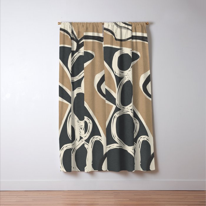 Abstract Botany 2 Window Curtain Gallery Image 3