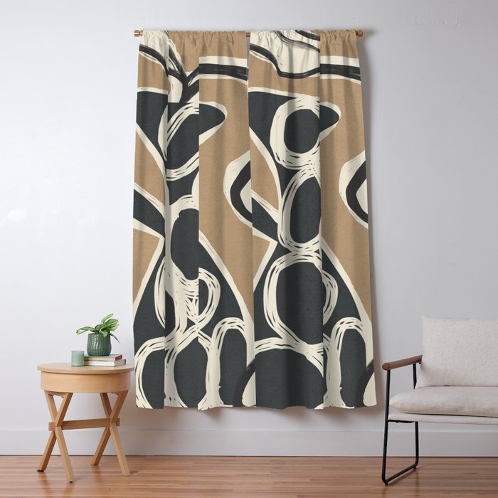 Abstract Botany 2 Window Curtain Gallery Image 5