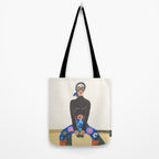 Retro Girl Tote Bag Gallery Image 2