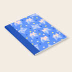 Origami Fortune Teller in Sky Blue & Peach Notebook Gallery Image 2