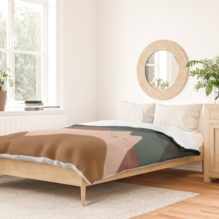 Cat Landscape 133 Duvet Cover Gallery Image 2