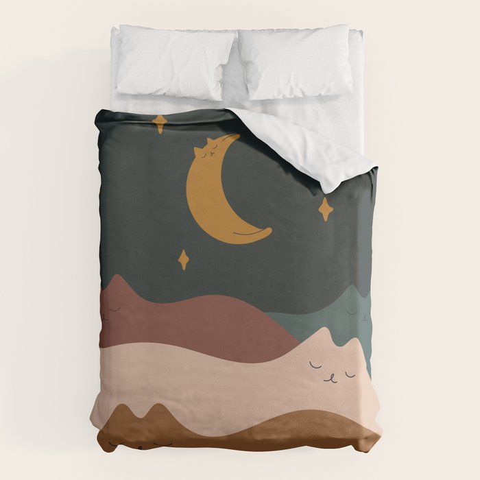 Cat Landscape 133 Duvet Cover Gallery Image 6