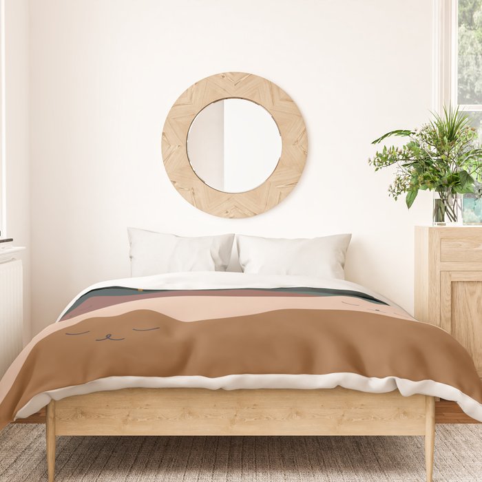 Cat Landscape 133 Duvet Cover Gallery Image 3
