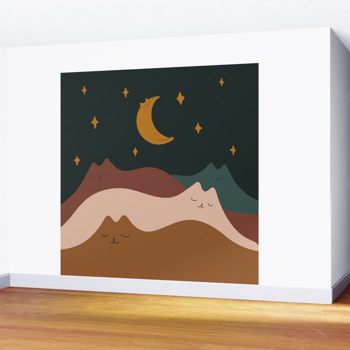 Cat Landscape 133 Wall Mural Gallery Image 2