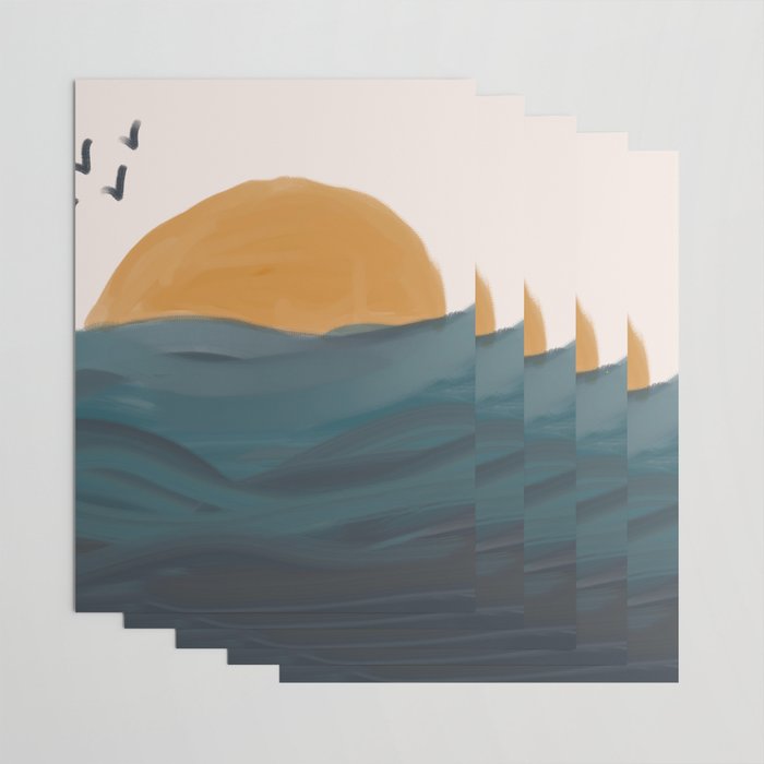 Smooth Wave Wrapping Paper Gallery Image 3