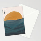 Smooth Wave Stationery Card Gallery Image 2