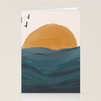 Smooth Wave Stationery Card Gallery Image 2
