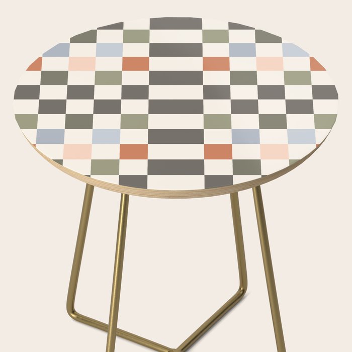 Fall Checkerboard Side Table Gallery Image 2