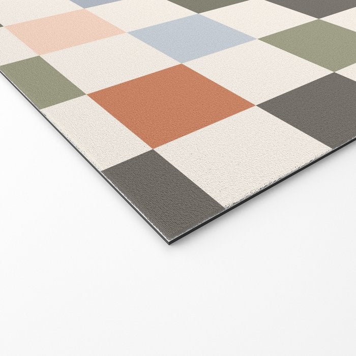 Fall Checkerboard Welcome Mat Gallery Image 2