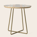 Fall Checkerboard Side Table Gallery Image 1