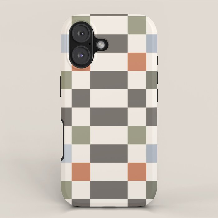 Fall Checkerboard iPhone Case Gallery Image 1