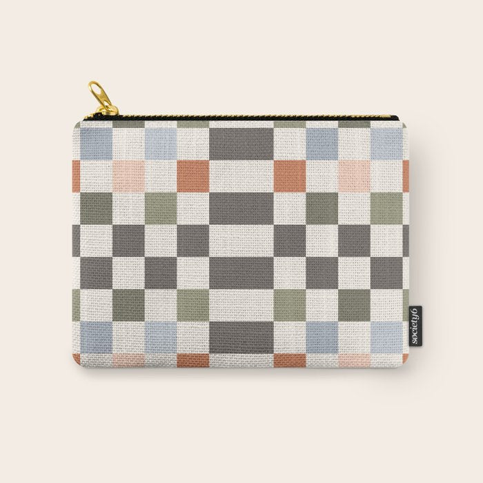 Fall Checkerboard Carry All Pouch Gallery Image 1